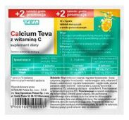 Calcium TEVA z witaminą C 12+2 tabletki musujące gratis!- krótka data