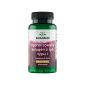  SWANSON Hydrolizowany kolagen z ryb typu I 400mg x 60 kapsułek