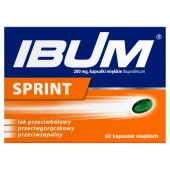 IBUM Sprint 200mg x 60 kapsułek