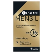 Tadalafil Mensil 10mg x 4 tabletki